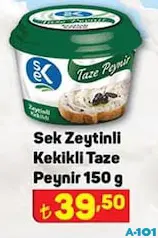 SEK ZEYTİNLİ KEKİKLİ TAZE PEYNİR 150 G